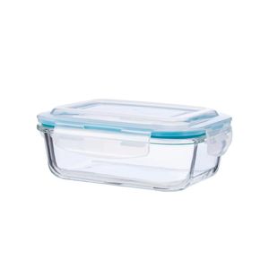 Pote Hermético De Vidro Retangular Com Tampa 640Ml - Eco3576 - Hasiera