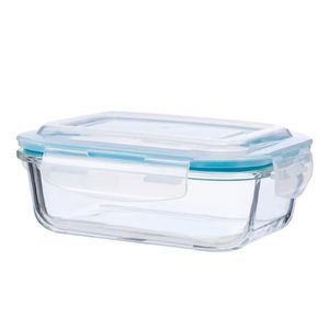 Pote Hermético De Vidro Retangular Com Tampa 1050Ml - Hasiera