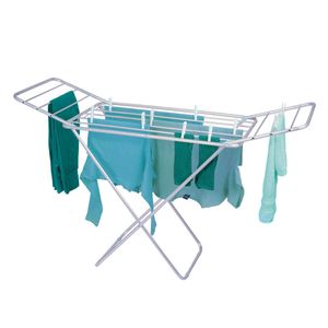 Varal Chão Com Abas Slim Aluminio Mor