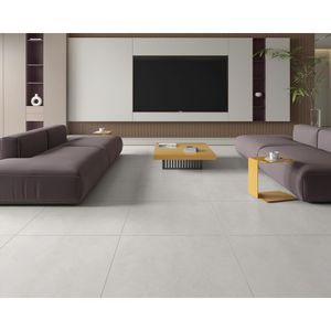 Piso Cerâmico Formigres Retificado Cleantec White Granilhado 81X81 Tipo A 1,97m2