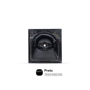 Tanque de Mármore Sintético 54X54cm Preto Fibrasol
