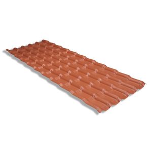 Telha De Pvc Colonial Plan Ceramica 2,41 X 0,88 Eplast