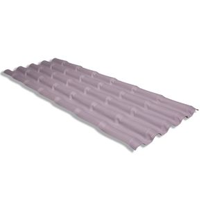 Telha De Pvc Colonial Concreto 2,30 X 0,86 Eplast