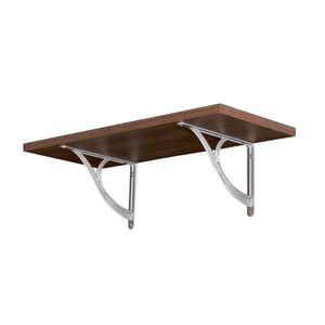Prateleira Carvalho Premium 30x90cm Com Suporte Premium Pratefix