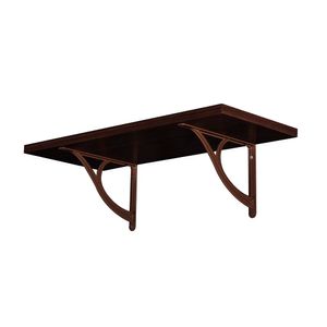 Prateleira Tabaco Premium 30x60cm Com Suporte Premium Pratefix
