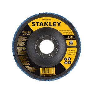Disco Flap Fibra Con 4-1/2" X 7/8" Z60 Stanley