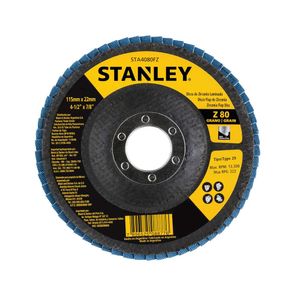 Disco Flap Fibra Con 4-1/2" X 7/8" Z80 Stanley