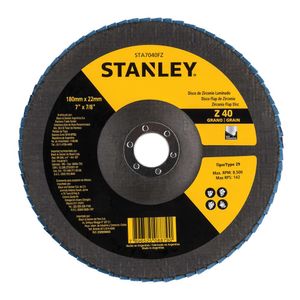 Disco Flap Fibra Con 7" X 7/8" Z40 Stanley