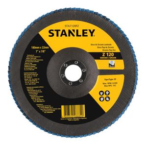 Disco Flap Fibra Con 7" X 7/8" Z120 Stanley
