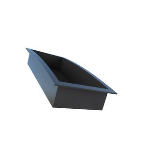 Nicho Para Banheiro em Plástico Injetado 60X27X10cm Preto Max Cozimax