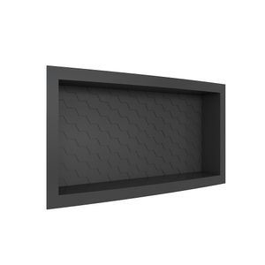 Nicho Para Banheiro em Plástico Injetado 60X27X10cm Preto Max Cozimax