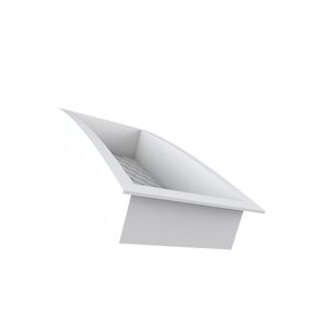 Nicho Para Banheiro em Plástico Injetado 60X27X10cm Branco Max Cozimax