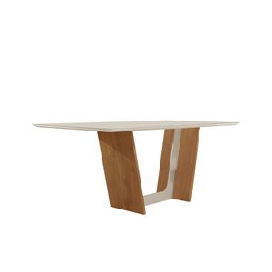 Mesa Florença Cel Moveis 1.70 x 0.90 Tampo Smart Plus Cinamomo/Off-White