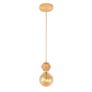Pendente Bege Twist 1XE27 Bivolt - Gmh