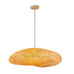 Pendente Bambu 60CM Bege Borneu Bivolt - Gmh