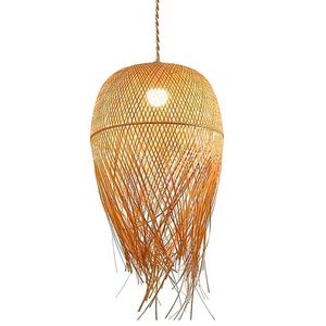 Pendente Bambu 35CM Bege Taiti Bivolt - Gmh
