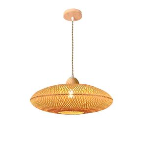 Pendente Bambu 60CM Bege Batu Bivolt - Gmh