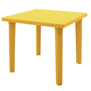 Mesa em Polipropileno Sancho  Amarela - Tramontina