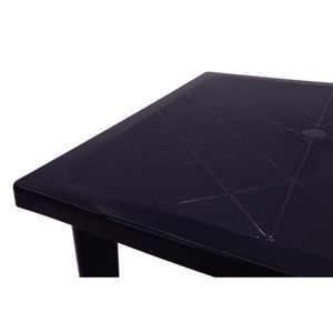 Mesa em Polipropileno Sancho  Preta - Tramontina