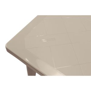 Mesa em Polipropileno Sancho  Areia - Tramontina