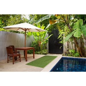 Grama Sintetica Kapazi 20Mm Para Jardim 1X1,5M