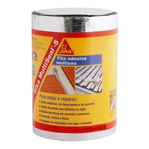 Fita Asfáltica Multiúso Aluminizada Autoadesiva Multiseal 20CMX10M - Sika