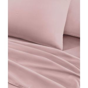 Fronha Toque De Seda Liso 50cm x 70 cm Rose Jolitex