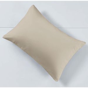 Fronha Toque De Seda Liso 50cm x 70 cm Bege Jolitex