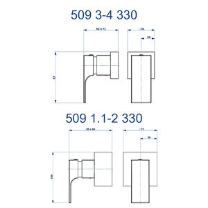 Acabamento Para Base Deca E Similares BK-330 509 1 1/2 Fani
