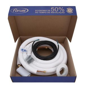 Kit Intalação Para Ar Condicionado Capacidade de 9.000BTU/h a 18.000BTU/h 1/4X3/8 - Fosuri
