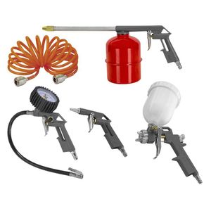 Kit Acessórios Para Compressor Air Kit 5 Peças Schulz