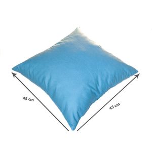 Almofada Maritima Az Celeste Lisa 43 cm x 43 cm Speciatta