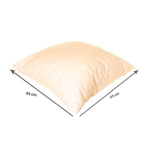 Almofada Natural Creme Lisa 43 cm x 43 cm Speciatta