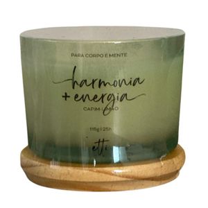 Vela Aromática Capim/Limão 115g Etti Brasil