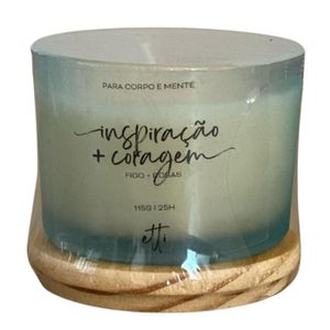 Vela Aromática Figo e Rosas 115g Etti Brasil