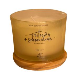 Vela Aromática Citronela 115g Etti Brasil