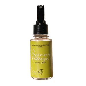 Spray Para Ambientes Capim/Limão 100ml Etti Brasil