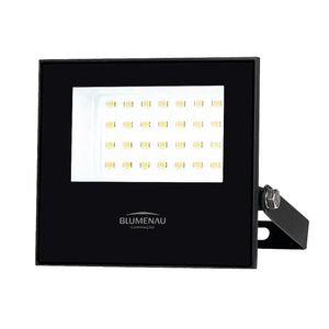 Refletor LED Play 30W Luz Branca 6500K Preto Bivolt - 78303000 - Blumenau