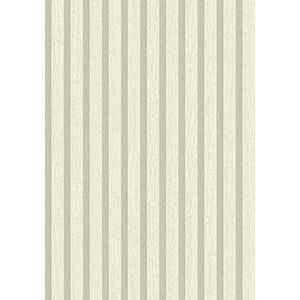 Papel De Parede Unique Un5065 Ripado Creme com Cinza Rolo Fechado de 53cm x 10mts Edantex