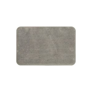Tapete Microfibra Soft Color 60X40CM Cinza Uzoo