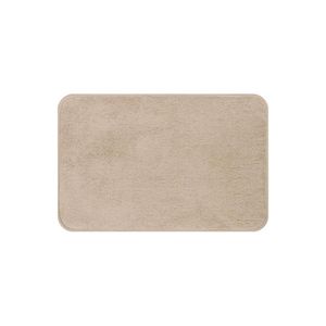 Tapete Microfibra Soft Color 60X40CM Bege Uzoo