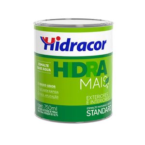 Esmalte Standard a Base de Água Hidramais Alto Brilho Amarelo 750Ml - Hidracor