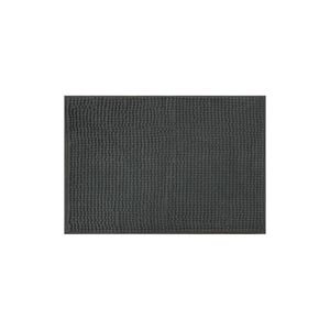 Tapete Chenille 60X40CM Cinza Escuro Dark Grey Uzoo
