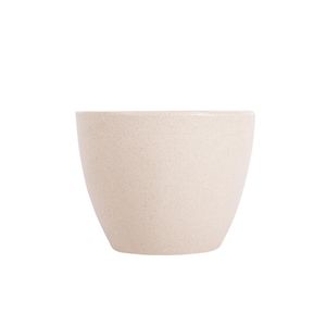 Vaso Cone Baixo Areia 22x28cm Vasap