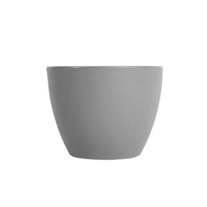 Vaso Cone Baixo Cinza 22x28cm Vasap