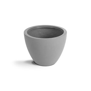 Vaso Cone Baixo Cinza 28x36cm Vasap