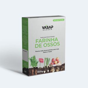 Fertilizante Mineral Simples Farinha De Ossos Cx 800g Vasap