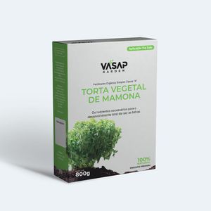 Fertilizante Organico Vasapânico Classe A Torta De Mamona Cx 800g Vasap