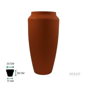 Vaso Thai Terracota 57x29cm Vasap