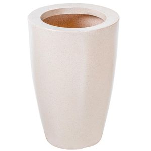 Vaso Cone Liso  Areia 45x30cm Vasap